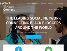 Tablet Screenshot of blackbloggersconnect.com